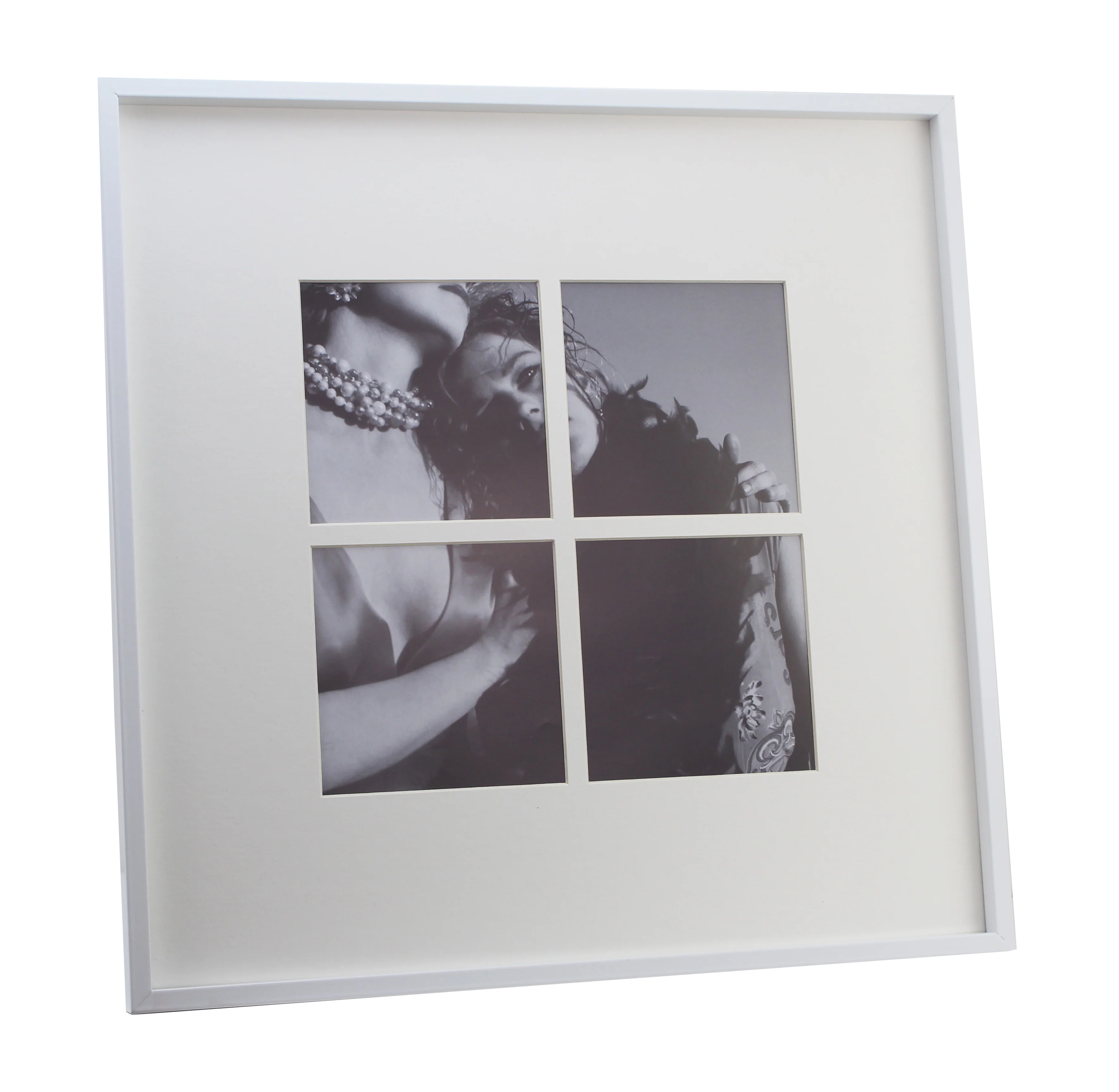 Nine Aperture White Wall Hanging Frame - Image 4