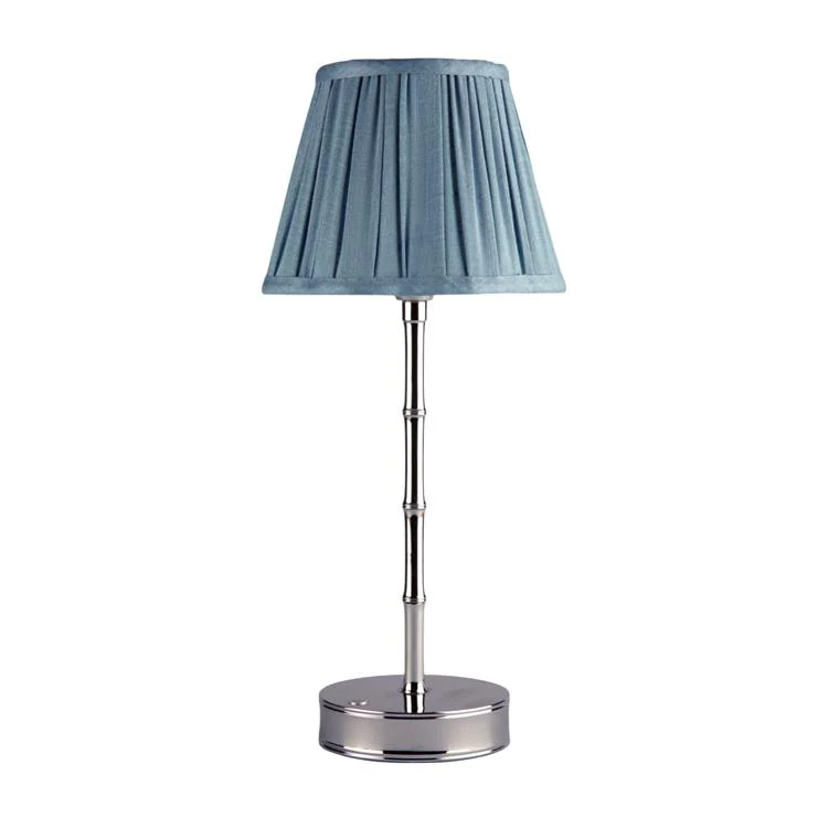 Silver Bamboo Rechargeable Lamp Base - 30cm - Image 3