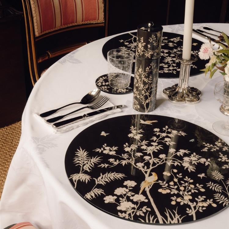 Black Chinoiserie Salt or Pepper Mill - Limited Edition - Image 2
