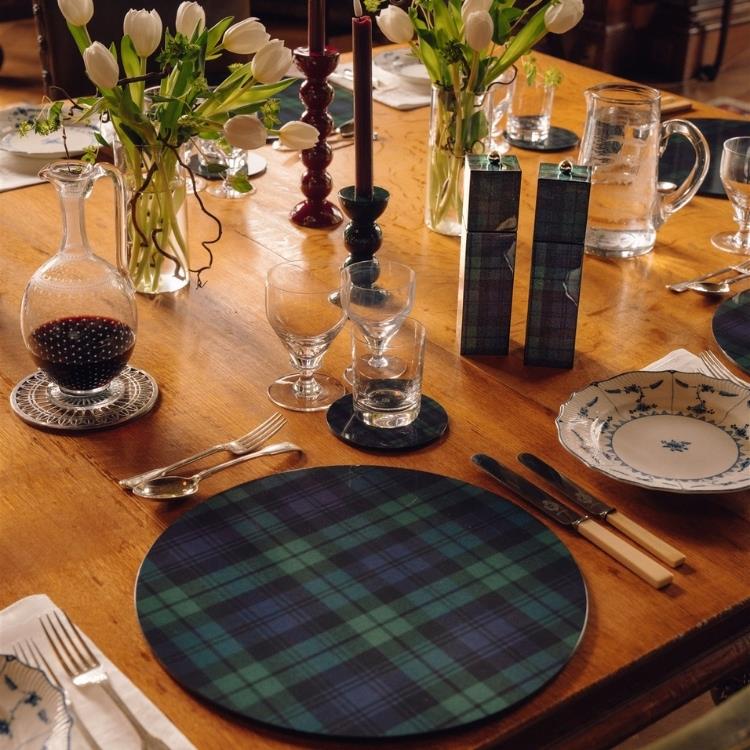 Black Watch Tartan Coasters- Set of 4 - Image 2