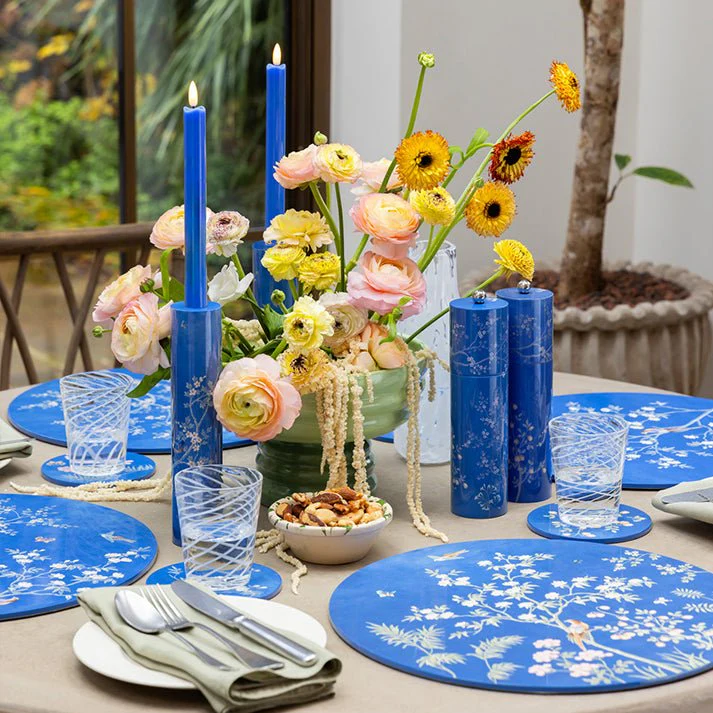 Blue Chinoiserie Coasters - Set of 4 - Image 2