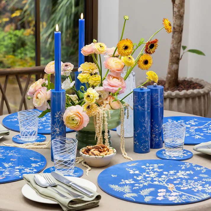 Blue Chinoiserie Placemats - Set of 4 - Image 3
