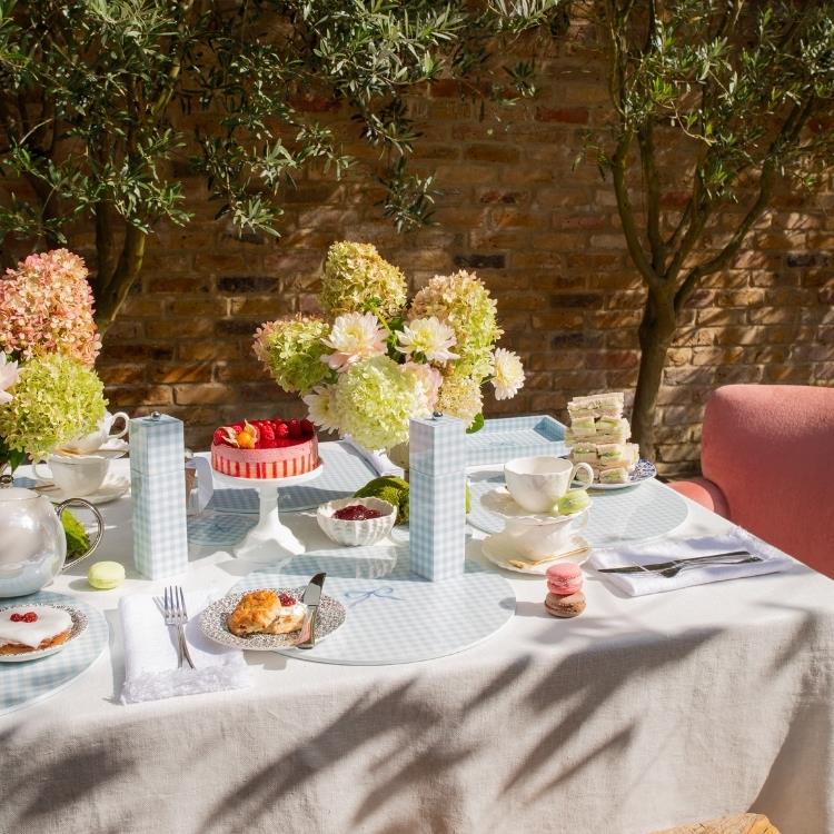 Blue Gingham Placemats- Set of 4 - Image 3