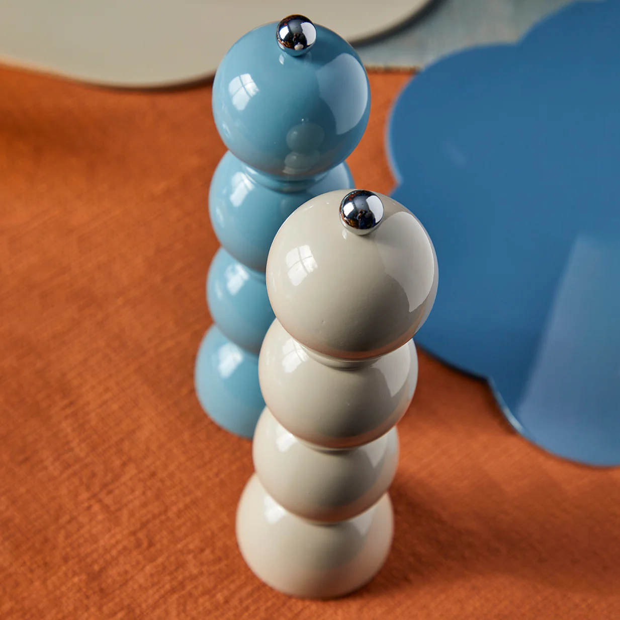 Cappuccino Bobbin Salt or Pepper Mill - Image 3