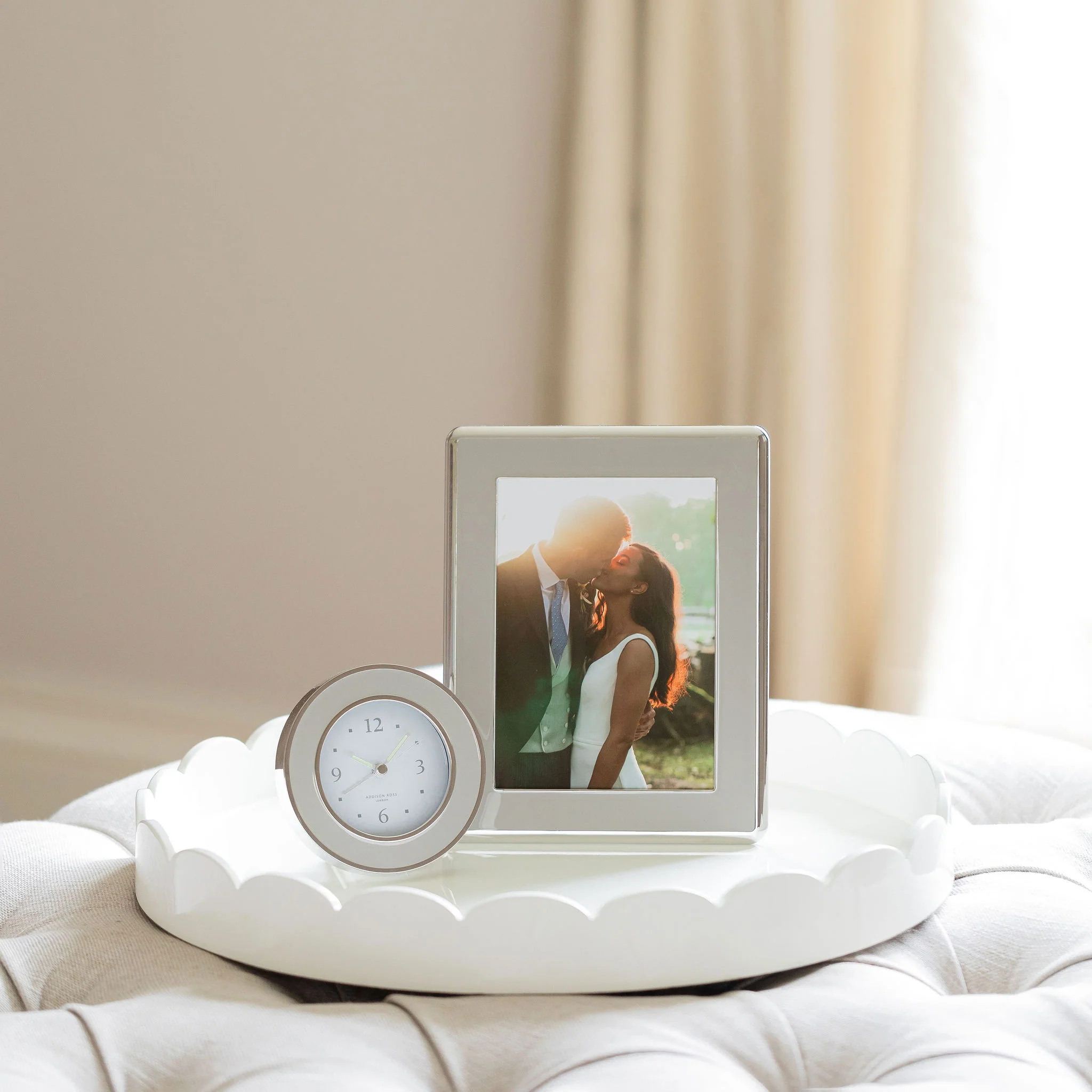 Chiffon & Silver Alarm Clock - Image 2