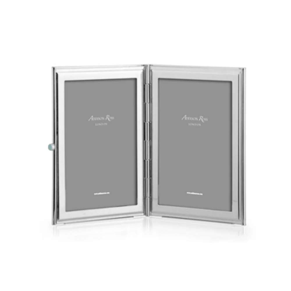 Chiffon & Silver Plate Travel Frame - Image 3