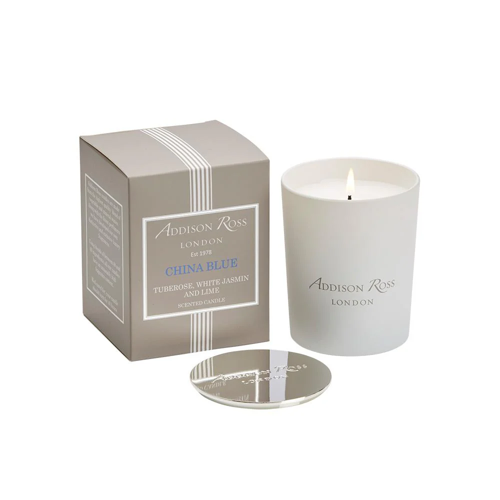 China Blue Scented Candle - Image 3