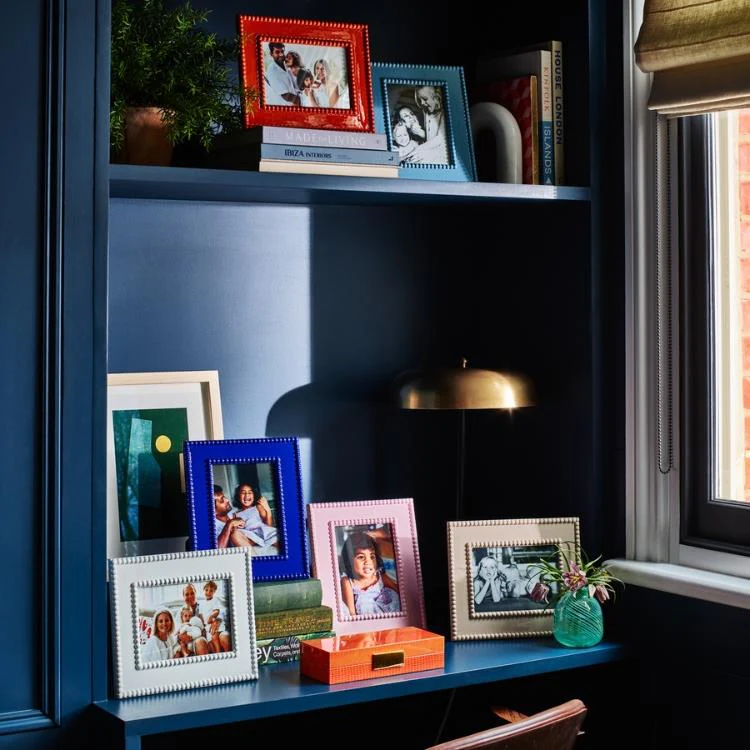 Cobalt Bobbin Lacquer Photo Frame - Image 3