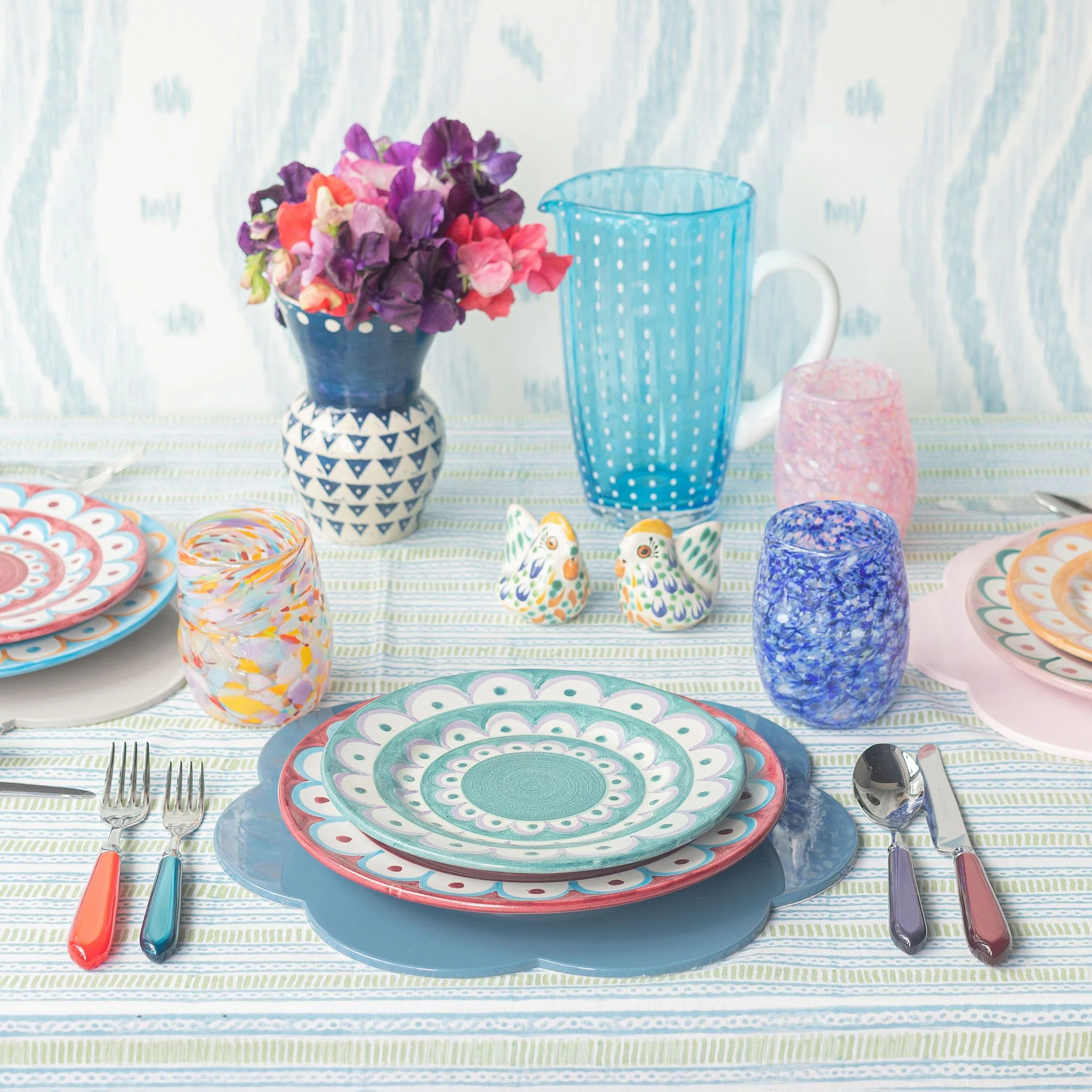 Denim Lacquer Placemats – Set of 4 - Image 3