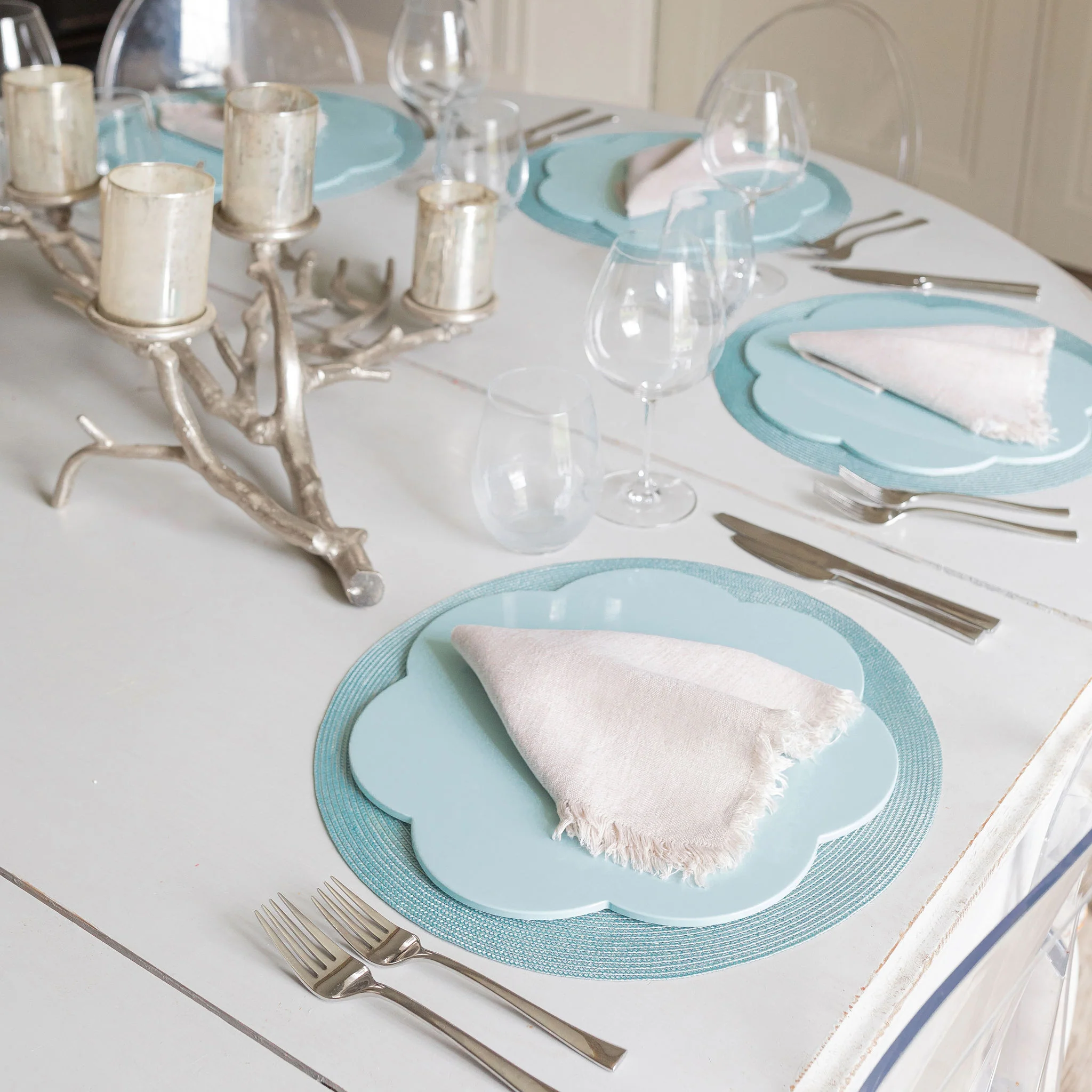 Eau De Nil Lacquer Placemats – Set of 4 - Image 3