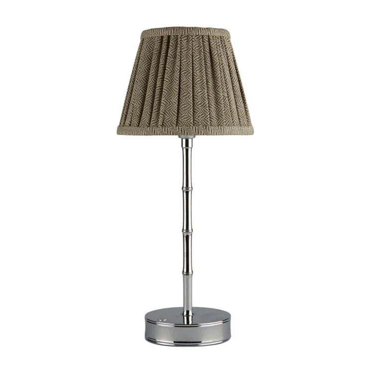 Herringbone Beige Empire Lampshade - 16cm - Image 4