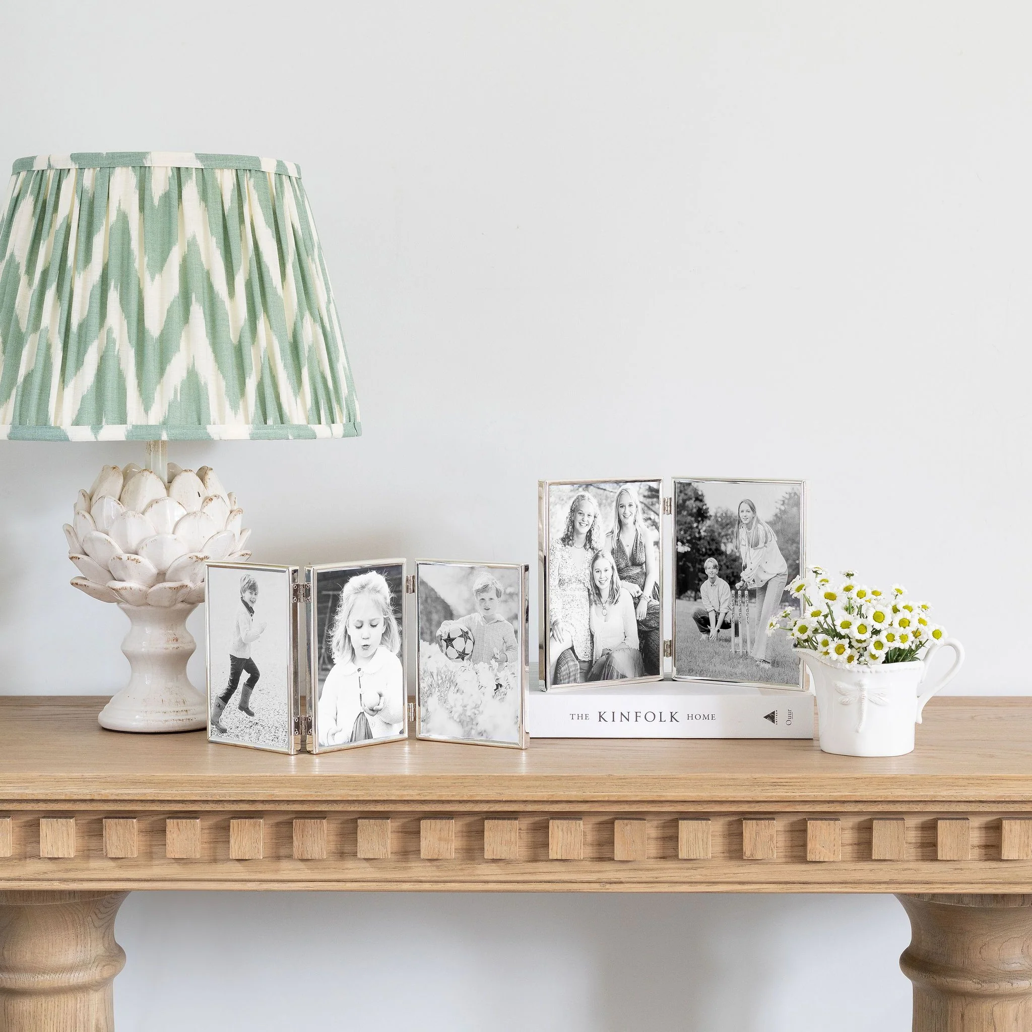 Fine Edged Silver Double Photo Frame - Image 3