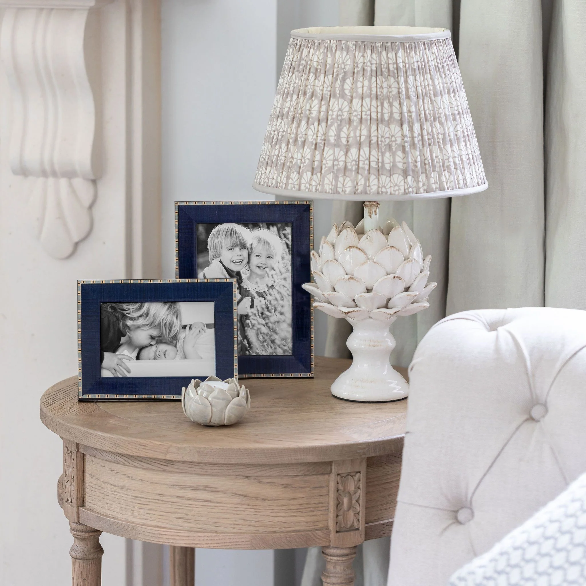 Frise Blue Marquetry Frame - Image 2