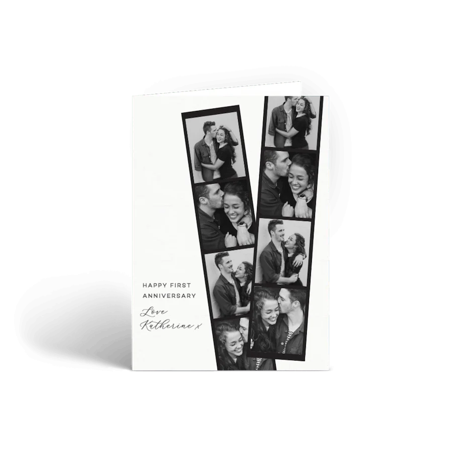 Greeting card for personalize options