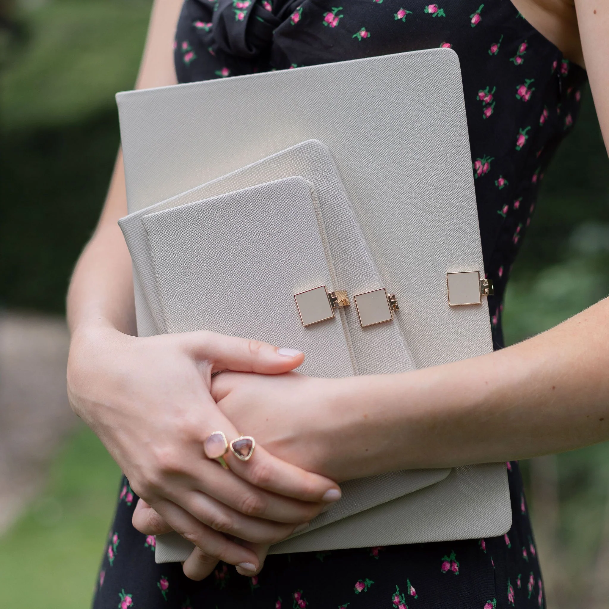 Grey & Gold A4 Notebook - Image 3