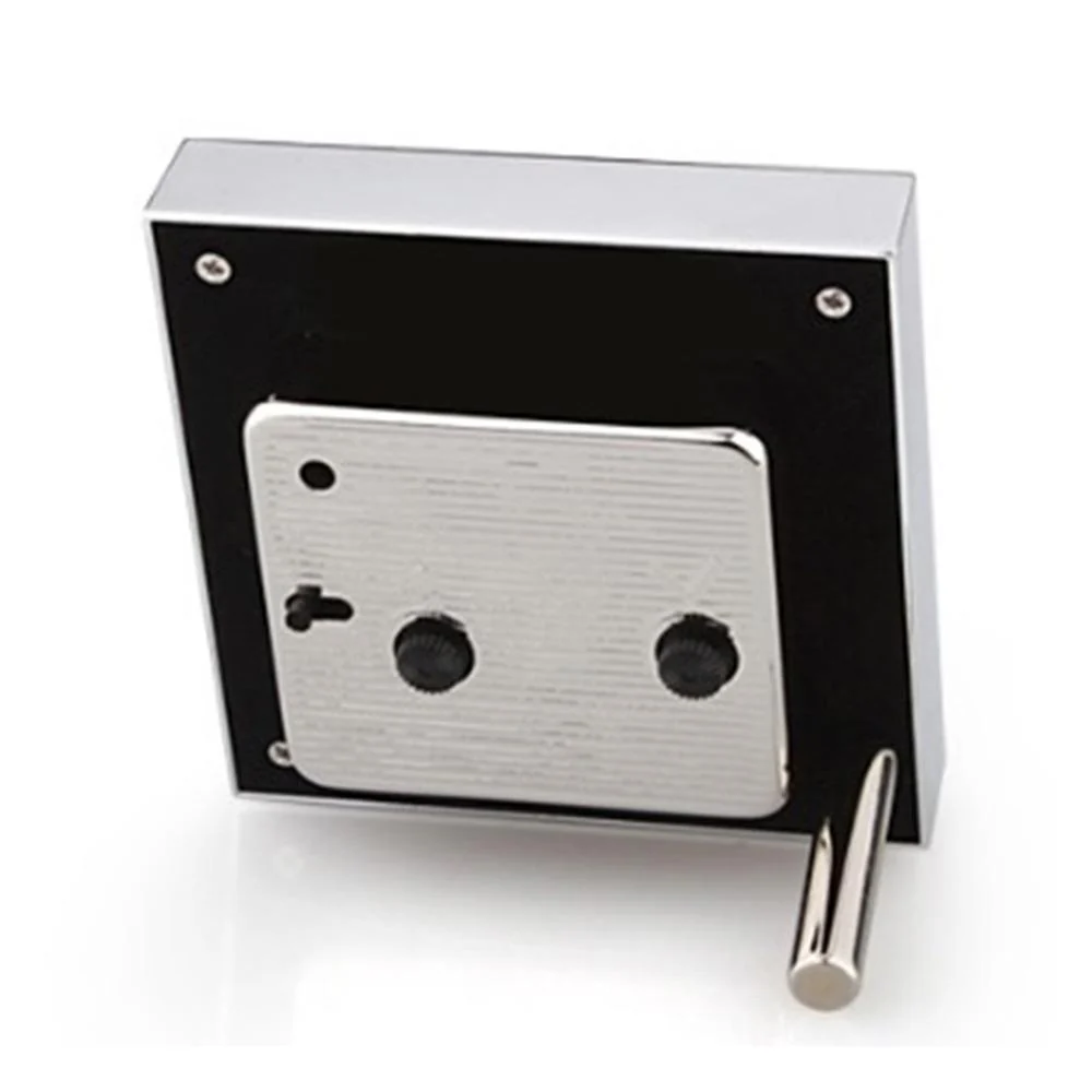 Grey Shagreen Square Silent Alarm Clock - Image 4