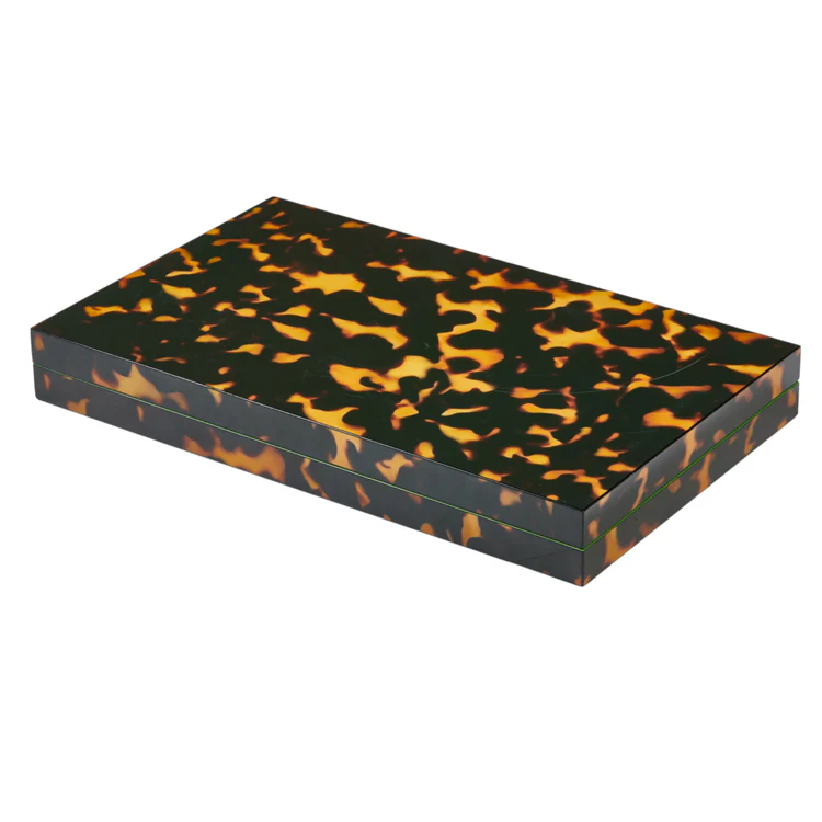Tortoiseshell Lacquer Backgammon Set - Image 2