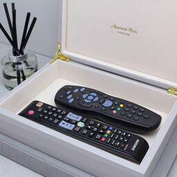 Large Black Lacquer Box With Silver - Image 4