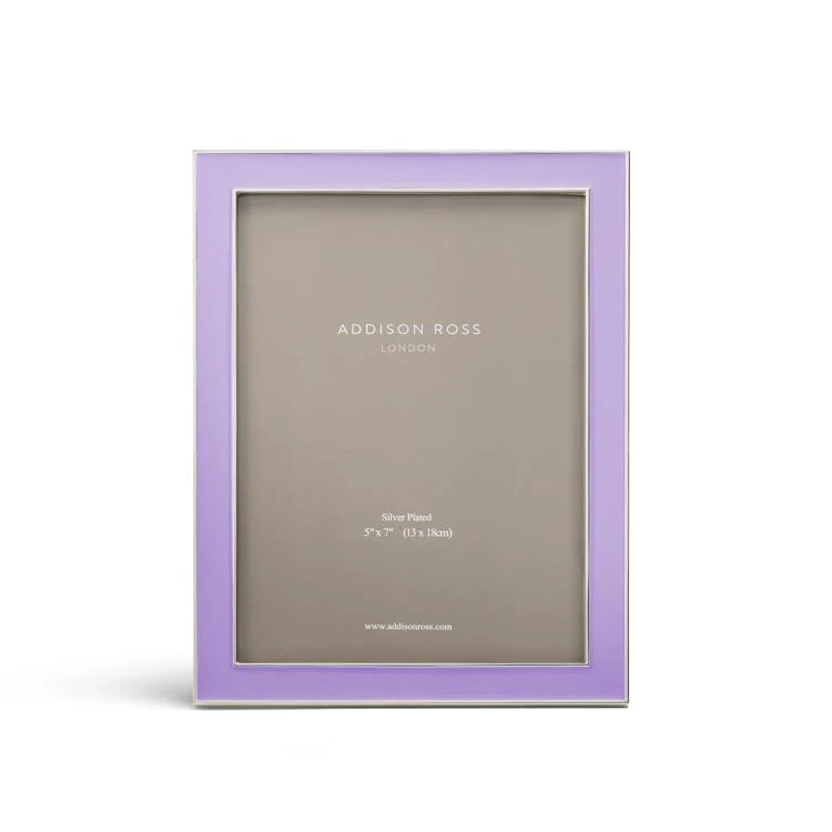 Lilac Enamel & Silver Frame - Image 3