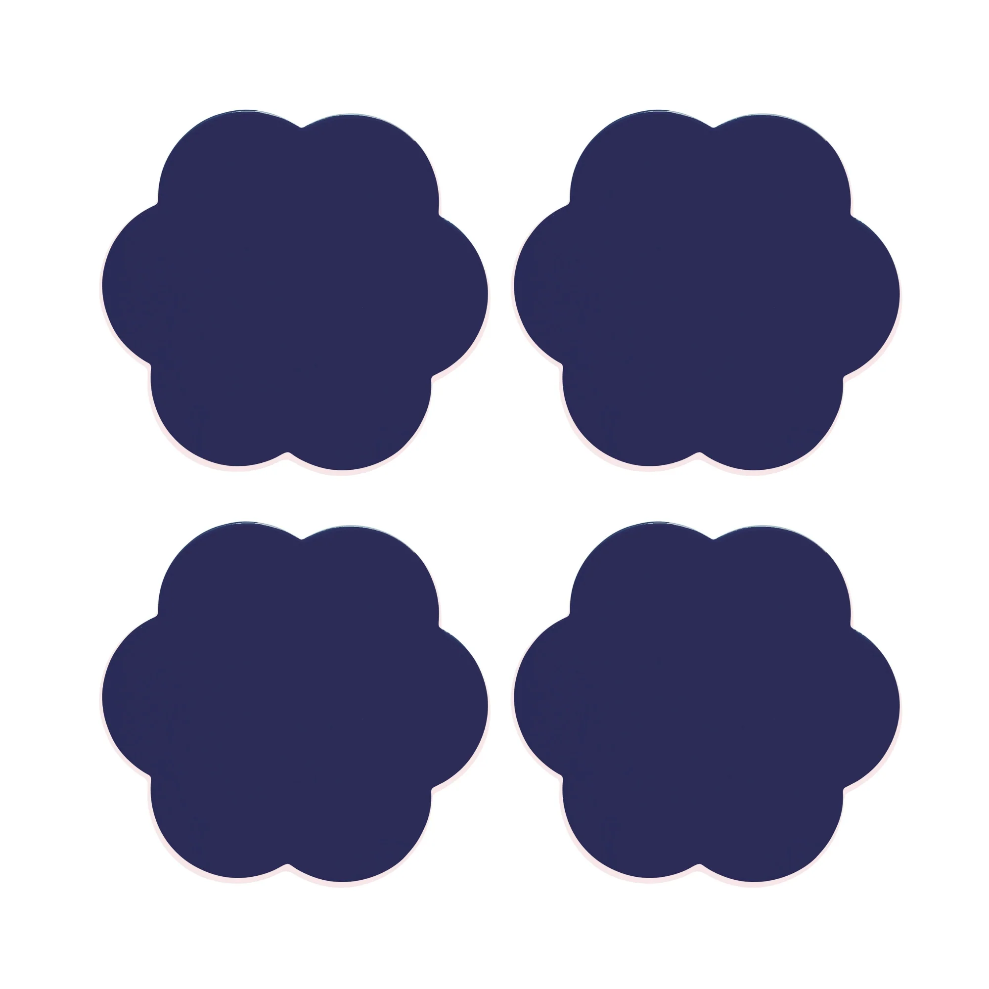 Navy Coasters – Set of 4