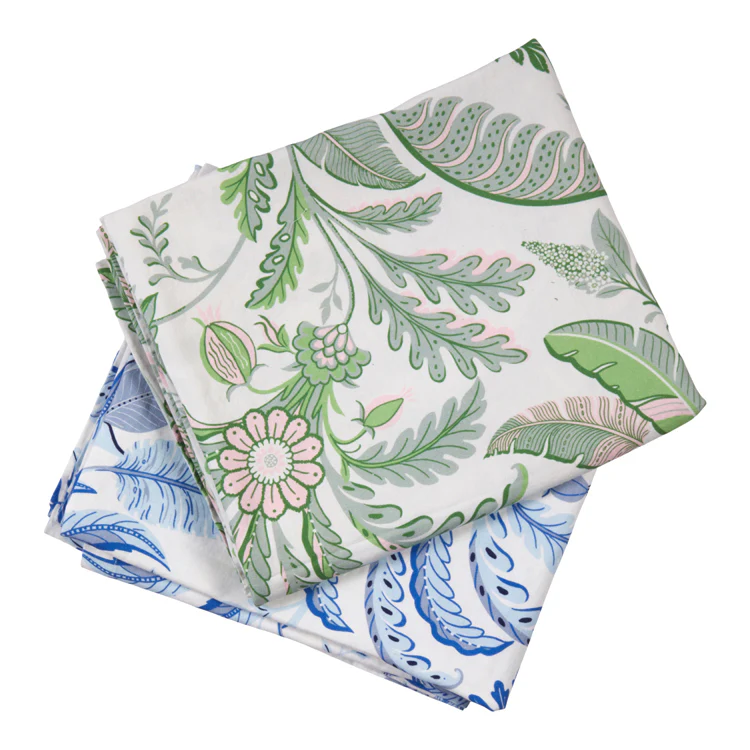 Palm Beach Green Linen Tablecloth - Image 5