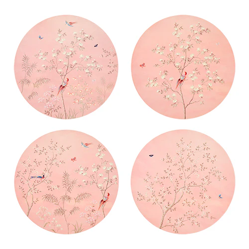 Pink Chinoiserie Placemats - Set of 4 - Image 2