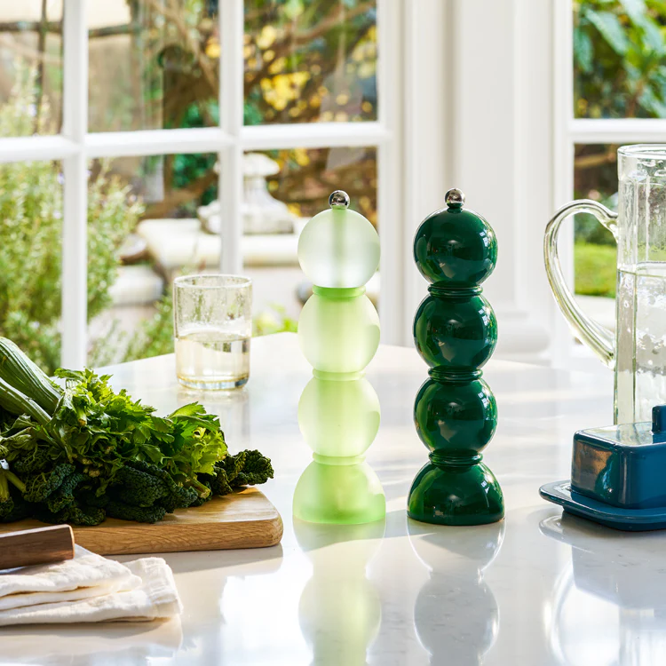 Racing Green Bobbin Salt and Pepper Mill - Image 2