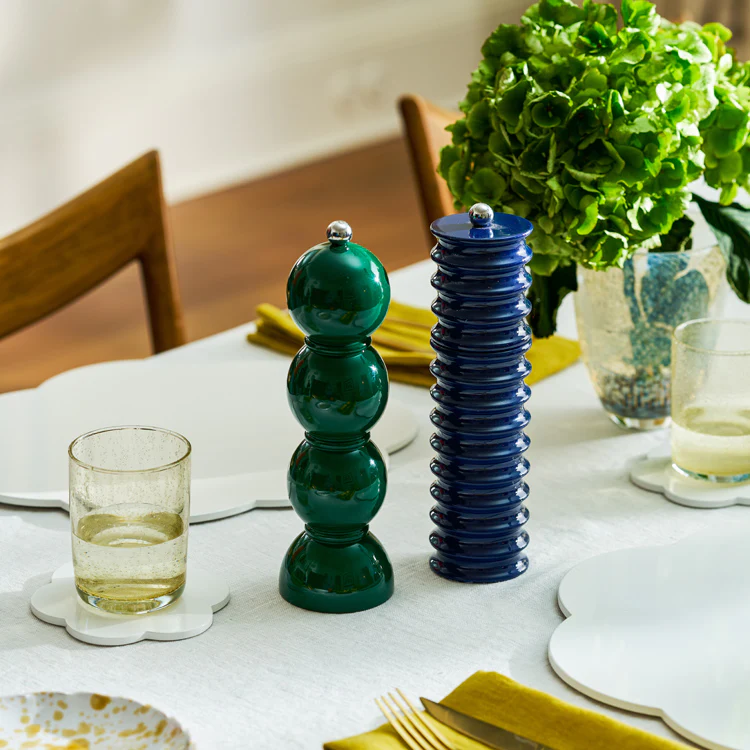 Racing Green Bobbin Salt and Pepper Mill - Image 3