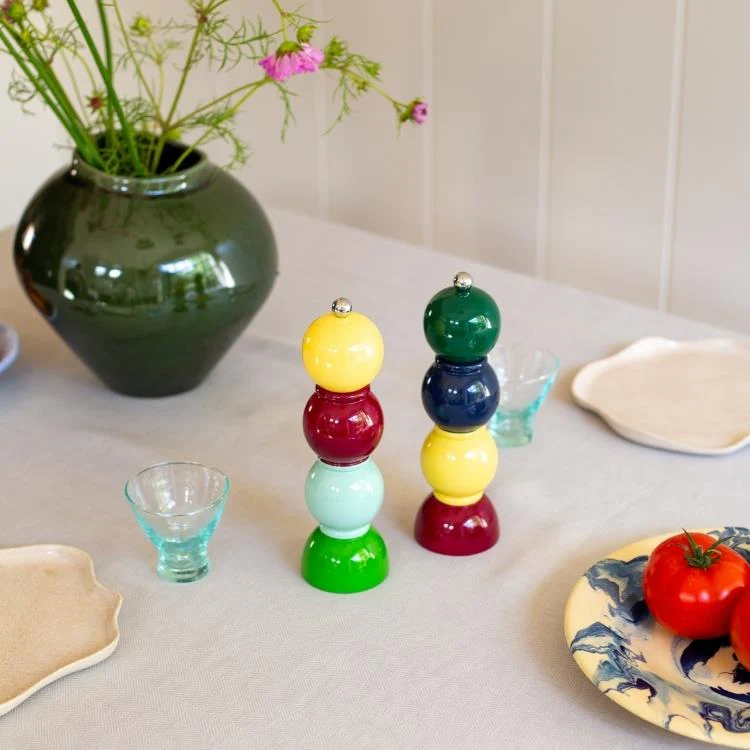 Racing Green Multi Bob Salt or Pepper Mill - Image 2