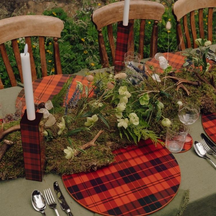 Ross Tartan Coasters- Set of 4 - Image 2