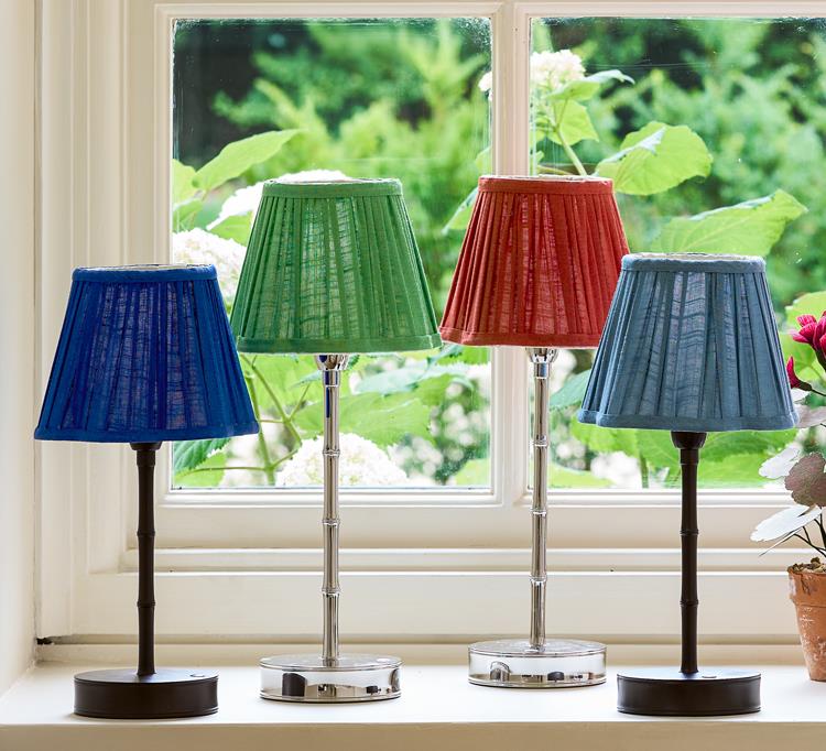 Cobalt Blue Scallop Lampshade - 16cm - Image 3