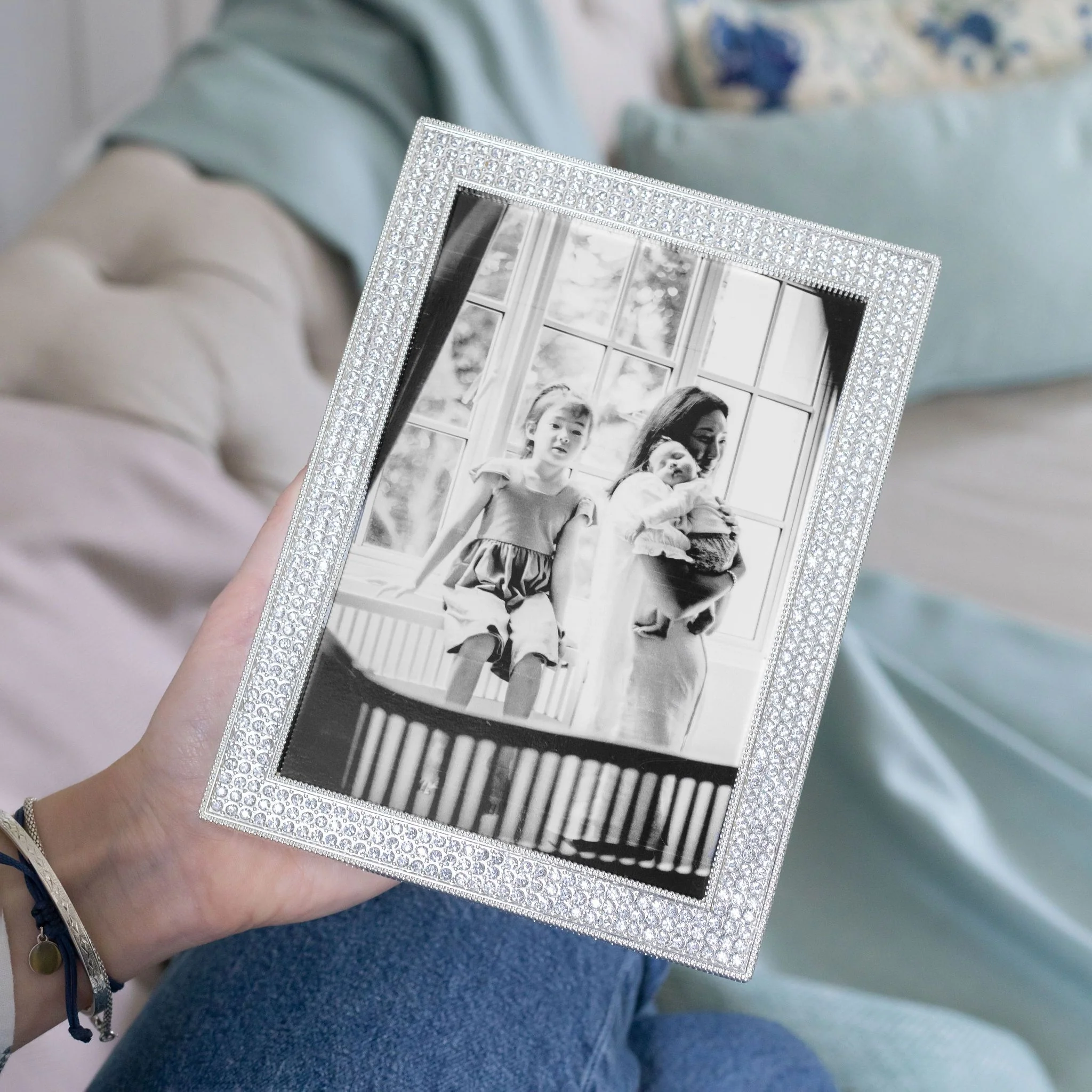 Silver Florence Diamante Frame - Image 3