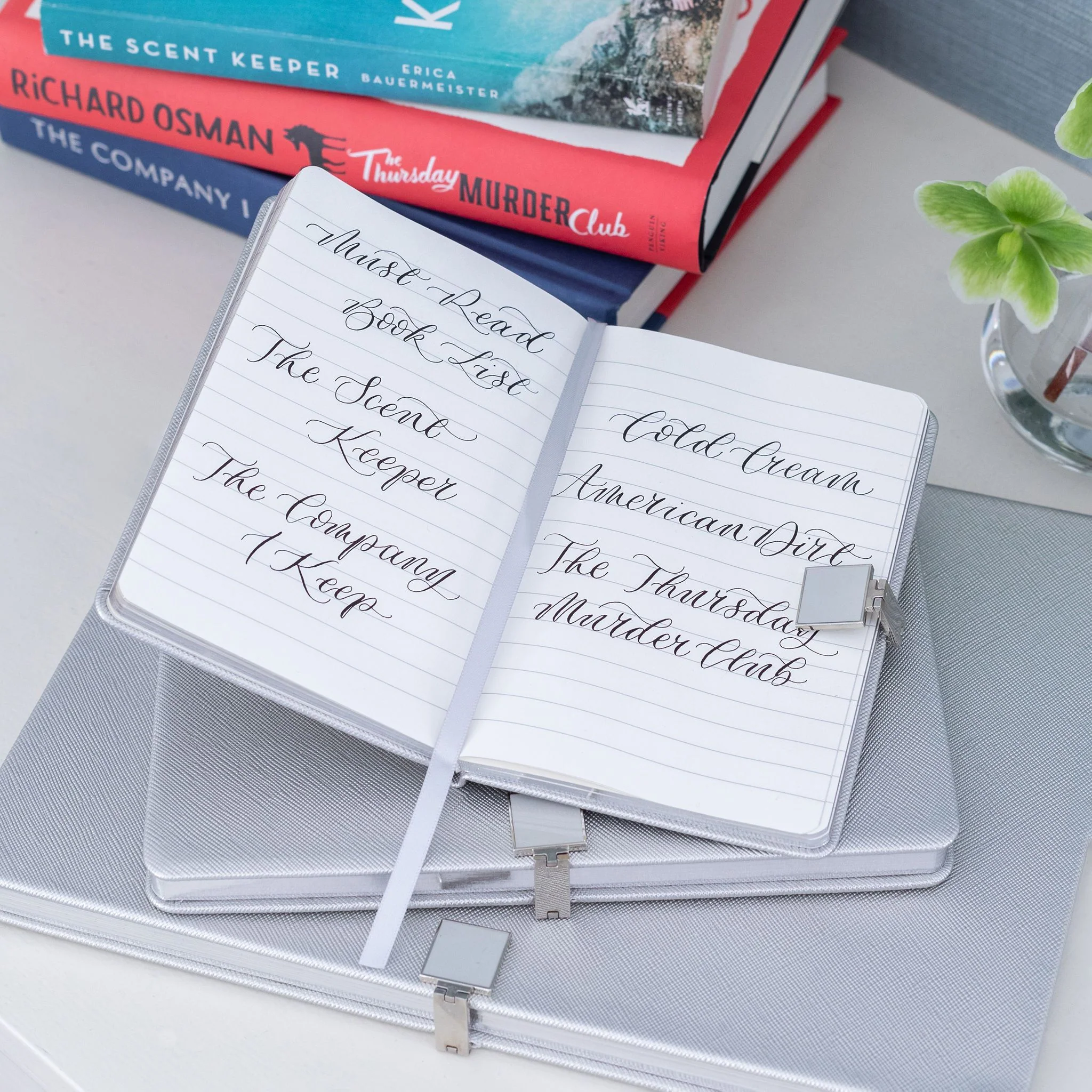 Silver & Silver A6 Notebook - Image 2