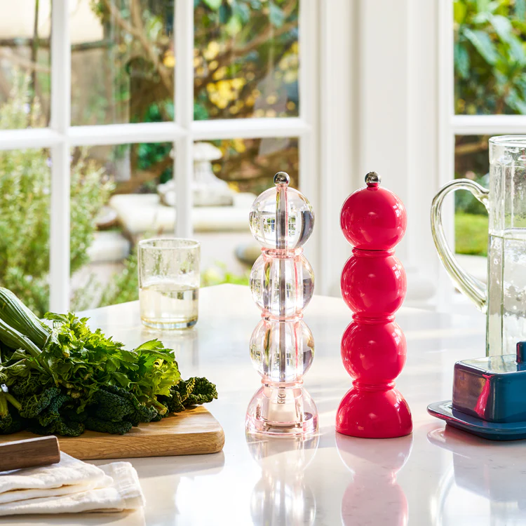Watermelon Pink  Bobbin Salt or Pepper Mill - Image 2