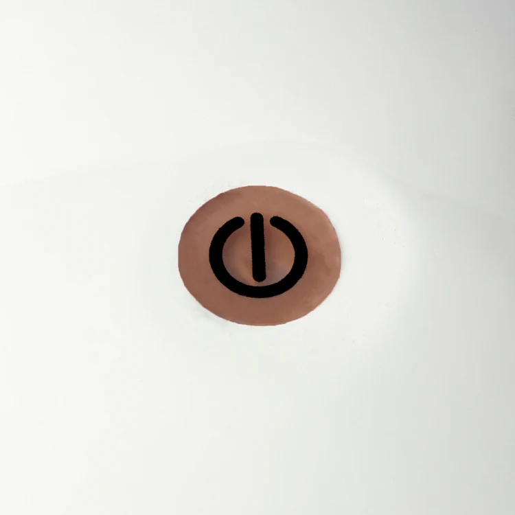 White Lacquer Rechargeable Bobbin LED Lamp - Image 4