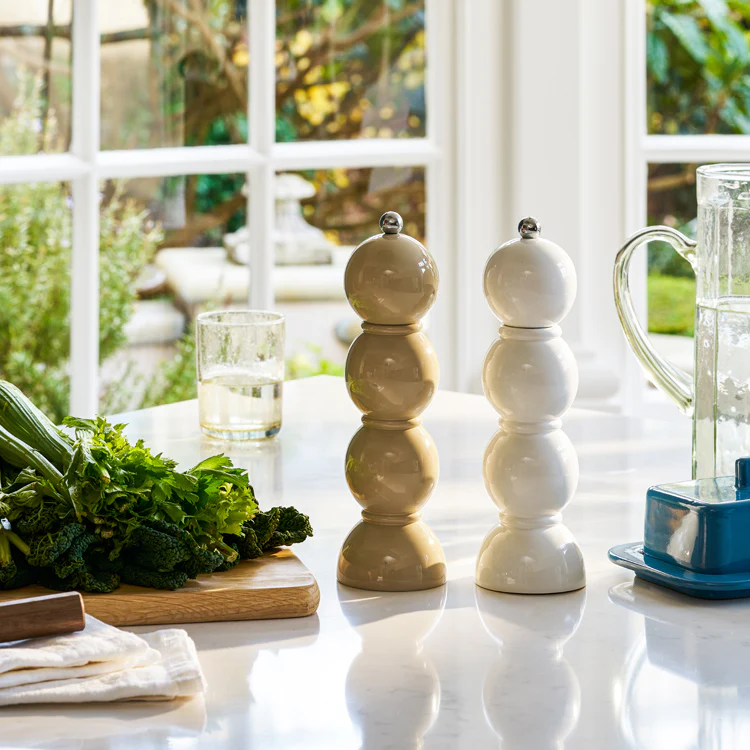White  Bobbin Salt or Pepper Mill - Image 2